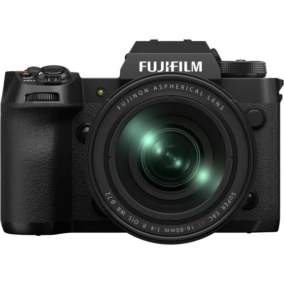 Fujifilm X-H2 ar 16-80mm objektīvu komplektu, melns