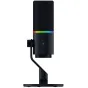 Динамический микрофон Razer Seiren V3 Pro с USB-C/XLR, 30-мм капсулой, DSP, RGB-подсветкой и поп-фильтром на стойке