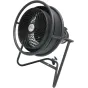 Kupo DF-500 Digi Fan mounted on a metal stand, featuring a spiral front grill and a silver logo, designed for product photography and special effects.