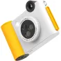 Kodak Smile+ instant camera with vibrant yellow grip, compact design, and multi-lens module for creative photography