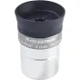 Celestron Omni Plossl 40mm okulārs ar tumšiem optiskajiem malām, alumīnija korpusu un gumijas acu uzlikumu, nodrošinot asus un augstas kontrasta astronomiskos novērojumus.