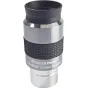 Окуляр Celestron Omni Plossl 40 mm с серебряным алюминиевым корпусом, черным резиновым захватом и черным окуляром, с выгравированным брендингом, представлен в виде близкого плана продукта.
