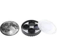 Набор фильтров для Луны Celestron 1.25" с фильтрами 13%, 25%, 50% и фильтром Moon & Sky Glow в открытом кейсеНабор фильтров для Луны Celestron 1.25" с фильтрами 13%, 25%, 50% и фильтром Moon & Sky Glow в открытом кейсе