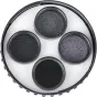 Набор фильтров Celestron Moon Filter Set 1.25 с пятью нейтральными плотностными фильтрами для лунных наблюдений, с алюминиевыми рамками и резьбой с обеих сторон.