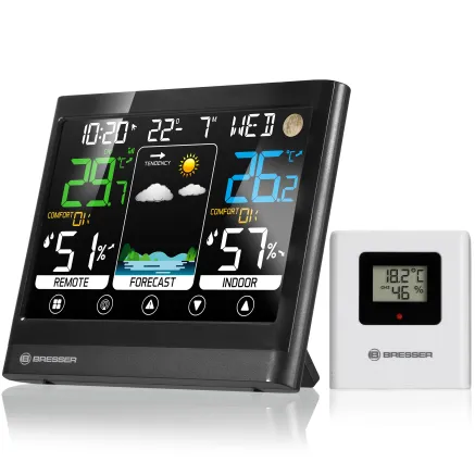 BRESSER MeteoTemp BF Colour Weather Station
