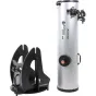 Celestron StarSense Explorer 12 Dobsonian telescope with black Dobsonian base, featuring a 12-inch aperture and smartphone dock