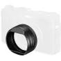 SmallRig 5848 Lens Hood for Fujifilm X100VI/X100V - Lightweight aluminum lens hood with adapter ring for 49mm filters, blocks stray light and reduces flare