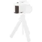 SmallRig L-shaped mount plate with wooden handle for FUJIFILM X-E5 camera, ergonomic grip with Arca-Swiss quick release, ebony finish, tripod mount