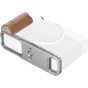 SmallRig L-Shaped Mount Plate with Wooden Handle for FUJIFILM X-E5 - Ergonomic Rosewood Grip with Quick Release Plate