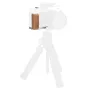 SmallRig L-Shaped Mount Plate with Wooden Handle for Fujifilm X-E5 - Ergonomic grip featuring rosewood texture