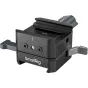 SmallRig 5690 V‑mount батарейный держатель с Arca‑Swiss слотом и NATO рейлом, компактный вращающийся дизайн для сбалансированного монтажа и свободного мониторинга.