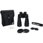 Celestron Skymaster PRO ED15X70 binoculars with 15x magnification and 70 mm ED glass objectives, complete with carrying case, lens caps, neck strap, and lens cleaning cloth for astronomy and terrestrial viewing