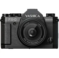 YASHICA FX-D S300 digitālā filmu simulācijas kamera ar EVF, 24mm f/1.8 objektīvu un klasiskā stilā iedvesmotu dizainu digitālai fotografēšanai.YASHICA FX-D S300 digitālā filmu simulācijas kamera ar EVF, 24mm f/1.8 objektīvu un klasiskā stilā iedvesmotu dizainu digitālai fotografēšanai.