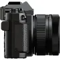 YASHICA FX-D S300 Digitālā filmu simulācijas kamera ar 24-60mm objektīvu - kompakta kamera ar teksturētu rokturi, filmu simulācijas pogu un elektronisko skatu meklētāju.
