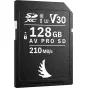 Angelbird 128GB SD AV PRO SD MK2 R210/W75 (V30) atmiņas karte ar 210 MB/s lasīšanas ātrumu, izturīgu dizainu un 3 gadu garantiju augstas veiktspējas ierakstīšanai.