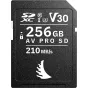 256GB Angelbird SD AV Pro SD MK2 R210/W140 V30 SD card with 210 MB/s read speed, durable and reliable for 8K video recording