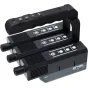 PMI SmokeNINJA-PRO Trident Kit ar bezvadu tālvadības pulti un dokstaciju kinematogrāfiskajiem dūmu, miglas un tvaika efektiem