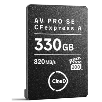 Карта памяти CFexpress Type A SE объемом 330 ГБ CineD Edition со скоростью 820 МБ/с для камер Sony Alpha и FX