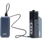 Зарядное устройство и аккумулятор PMI 18650 с портами USB-C и USB-A, компактный дизайн для зарядки батарей 18650 и питания устройств