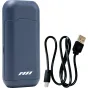Зарядное устройство и портативный аккумулятор PMI для батарей 18650 с USB-кабелем и разъемами USB-A и USB-C