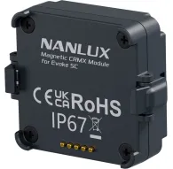 Модуль NANLUX Evoke 5C Magnetic CRMX для беспроводного управления DMX в студийных осветительных системахМодуль NANLUX Evoke 5C Magnetic CRMX для беспроводного управления DMX в студийных осветительных системах