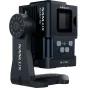 NANLUX Magnetic Yoke for Evoke 5C featuring a matte black finish, adjustable dial with degree markings, and control panel with power and directional buttons for secure LED light mounting.