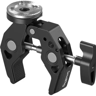 Зажим SmallRig 4249 с ARRI розеткой надежно крепит дистанционные рукоятки к штативам или слайдерам для удобного управления камерой