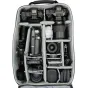 Рюкзак Think Tank Airport Accelerator 41L с организованными отсеками для Nikon-камер, объективов и креплений штатива.