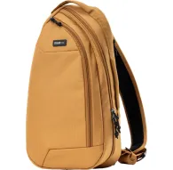 Zelta brūns Think Tank TurnStyle 11L sling bag ar rotējošu siksnu, priekšējo kabatu ar rāvējslēdzēju un kameru montāžas sliedi ātrai piekļuvei un daudzpusīgai uzglabāšanaiZelta brūns Think Tank TurnStyle 11L sling bag ar rotējošu siksnu, priekšējo kabatu ar rāvējslēdzēju un kameru montāžas sliedi ātrai piekļuvei un daudzpusīgai uzglabāšanai