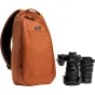 Слинг-сумка Think Tank TurnStyle 11L Urban Rust с Nikon DSLR и объективами для фотографов