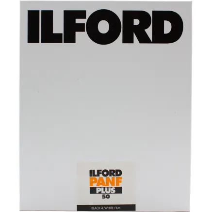 Ilford Pan F Plus 50 8x10 Sheet Film 25 Sheets