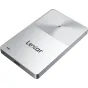 Lexar TouchLock Portālais SSD 512GB ar 128-bit AES šifrēšanu un NFC vienkāršās atbloķēšanas funkciju, ar plānu magnētisko dizainu un 2 metru krišanas aizsardzību drošai datu glabāšanai.