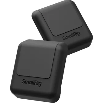 Two SmallRig 6247 hot shoe covers for Sony in black, displayed as a pair with the front side up, featuring the embossed SmallRig logo and double-layer TPE/silicone construction.