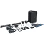 Nanlux Evoke 150C 2-Light Kit with accessories and trolley hard case for professional RGB LED lighting setups