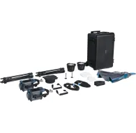 Nanlux Evoke 150C 2-Light Kit with accessories and trolley hard case for professional RGB LED lighting setupsNanlux Evoke 150C 2-Light Kit with accessories and trolley hard case for professional RGB LED lighting setups