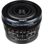 Laowa 4.5-10mm f/2.8 CF Zoom Fisheye Lens for Sony E-mount featuring a blue accent ring, engraved focal length markings (4.5-10mm), aperture settings (0.1 to 10), and focus distance indicators (22-2.8m).