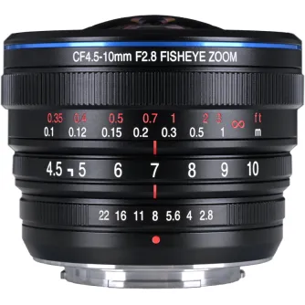 Laowa 4.5-10mm f/2.8 CF Zoom Fisheye Lens - Компактный сверхширокоугольный зум-объектив с двойным эффектом рыбьего глаза для APS-C-камер