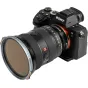 Фильтр NiSi JetMag Pro 95 Highlight Diffusion HDF 1/2 с магнитными ручками коричневого цвета, установленный на объектив камеры Sony Alpha 7R, обладающий ультратонкой рамкой и водоотталкивающим нано-покрытием для естественного св