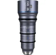 Laowa Ultima S35 Lite 12-120mm T4 зум-объектив с креплением Arri PL, вид спереди с постоянной диафрагмой T4, кольцами фокуса и диафрагмы, синей акцентной линией, шкалой 12-120mm и значком 8K Ultra HDLaowa Ultima S35 Lite 12-120mm T4 зум-объектив с креплением Arri PL, вид спереди с постоянной диафрагмой T4, кольцами фокуса и диафрагмы, синей акцентной линией, шкалой 12-120mm и значком 8K Ultra HD