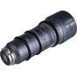 Laowa Ultima S35 Lite 12-120mm T4 zoom lens with Arri PL mount, fully extended showing focus and aperture rings, distance scale, and front glass element.