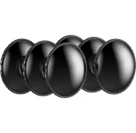 PolarPro Insta360 X5 Shutter Collection ND Filters - Set of 6 ND16, ND32, and ND64 filters designed for smooth motion blur and accurate color reproduction.PolarPro Insta360 X5 Shutter Collection ND Filters - Set of 6 ND16, ND32, and ND64 filters designed for smooth motion blur and accurate color reproduction.