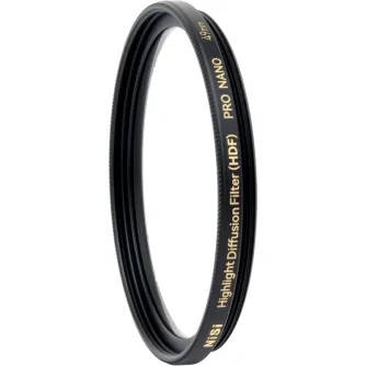 NISI Highlight Diffusion Filter HDF 49mm Pro Nano Mīkstā fokusa filtrs fotogrāfijai un videogrāfijai