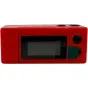 Sarkana YASHICA Funtastic Keychain Camera ar salokāmu ekrānu un USB-C uzlādi