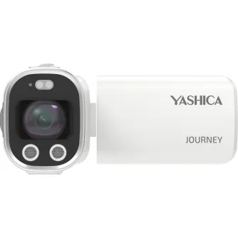 Видеокамера YASHICA JOURNEY 4K с широкоугольным объективом, поворотным экраном и компактным дизайном для путешествий и влогов