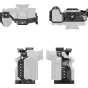 SmallRig 6702 HawkLock Quick Release Cage for Sony Alpha 7R VI featuring NATO rail, cold shoe mount, and Arca-Swiss quick-release plate.