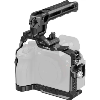 SmallRig 6703 Cage Kit for Sony Alpha 7R VI with top handle and HDMI cable clamp