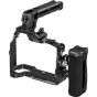 SmallRig 6704 Advanced Cage Kit for Sony Alpha 7R VI with side handle, top handle, and bottom Arca-Swiss plate for secure mounting and versatile accessory attachment