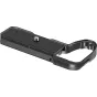 SmallRig 6705 Pājas plakne Sony Alpha 7R VI, melna metāla plakne ar ergonomisku gripu, aizsargpadiem, Arca-Swiss saderību un 1/4"-20 montāžas caurumu.