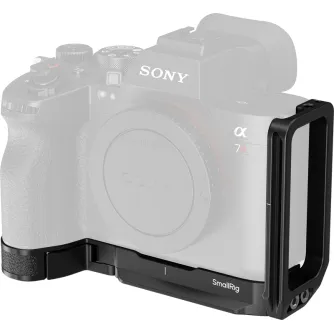 SmallRig 6706 L-образная монтажная пластина для Sony Alpha 7R VI - надежное крепление с совместимостью Arca-Swiss, защитными накладками и эргономичным дизайном для универсальных углов съемки.