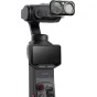 Фильтр NiSi Variable ND 1-5 стопов для Insta360 Luna Ultra, отдельно отображённый на стабилизаторе, с шаговой ручкой и ультратонкой рамкой для плавного кинематографического размытия движения